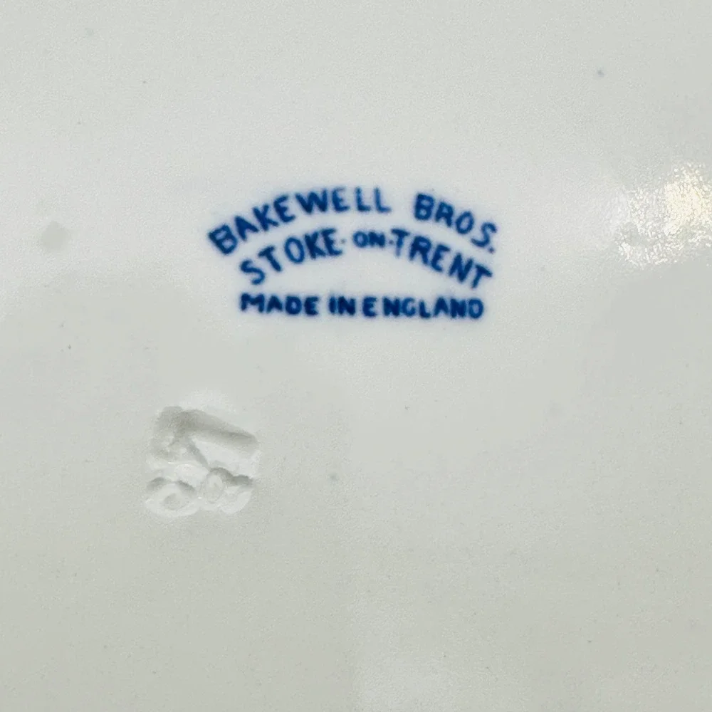 Bakewell Bros #transferware blue